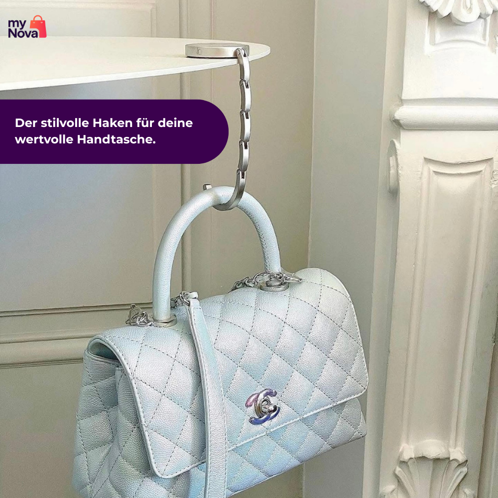 HangHer® – Für saubere Taschen und stilvolle Auftritte